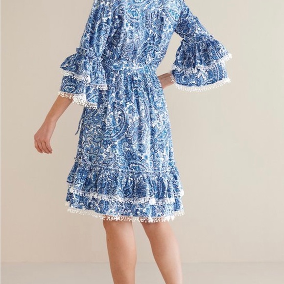 New soft surroundings Adeline short dress sz med - Picture 4 of 7